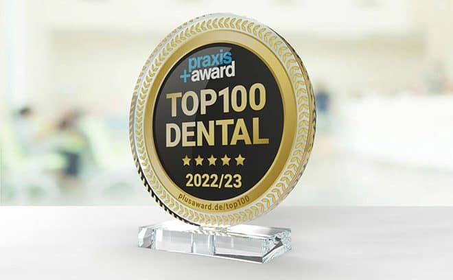 praxis+award Top100 Dental – Auszeichnung für topDentis Cologne in Köln