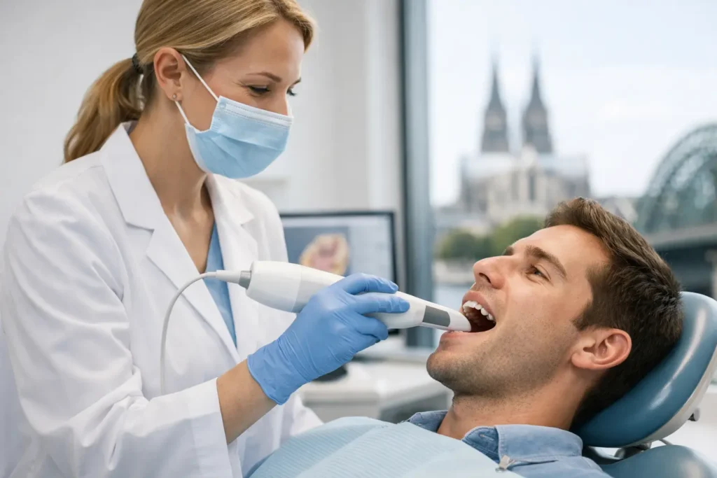 Intraoralscan beim Zahnarzt in Köln