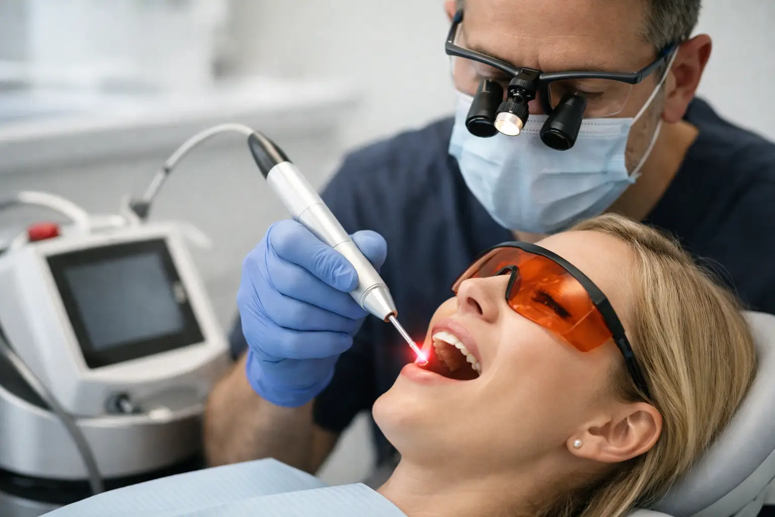 Wie funktioniert Dental Laser beim Zahnarzt?
