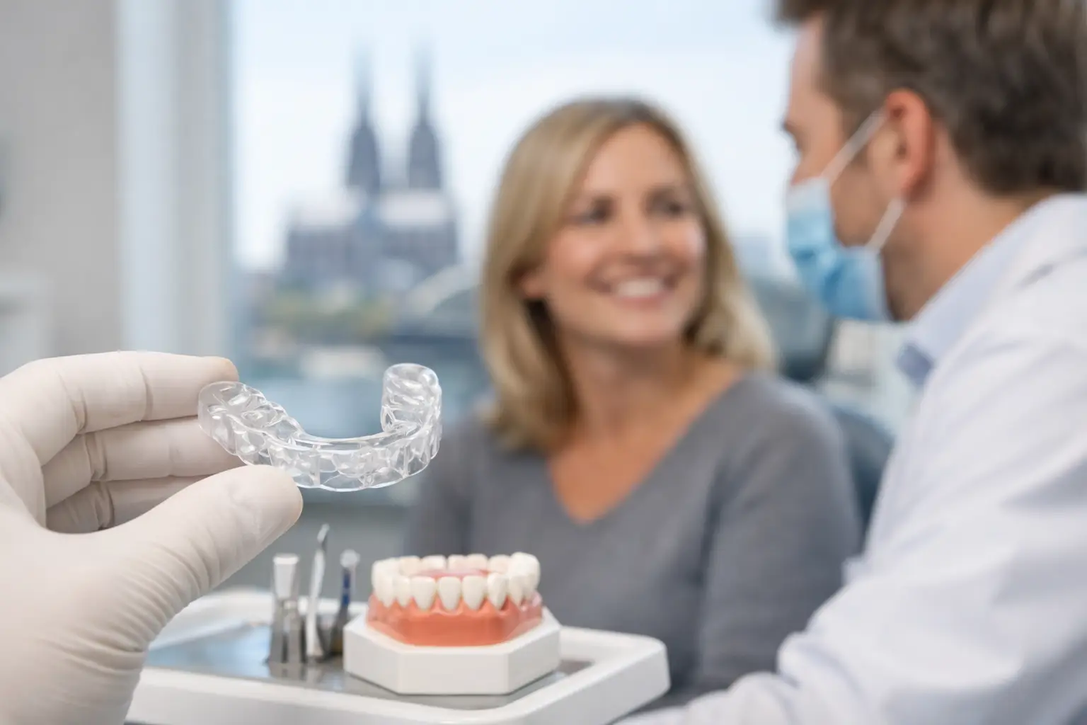 Knirscherschiene anpassen in Köln