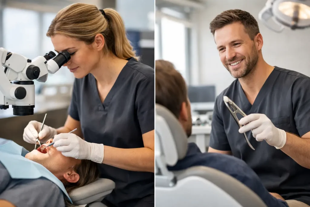 Endodontie oder Zahnentfernung im Vergleich