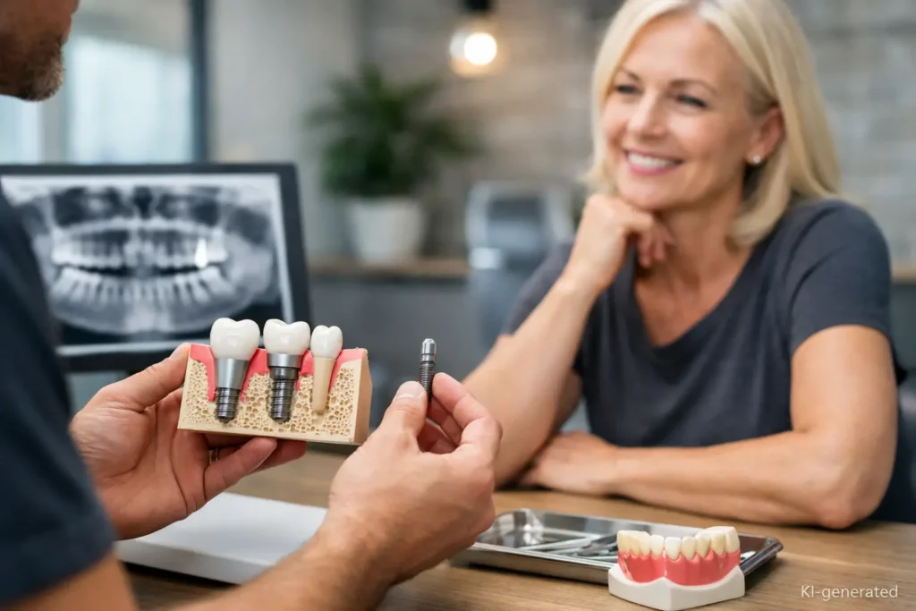 Leitfaden Zahnimplantate bei Knochenabbau